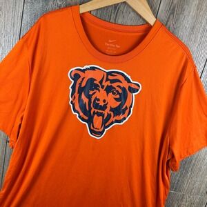 Nike NFL Chicago Bears Dri-FIT T-Shirt Men's XXL Short Sleeve Orange
